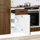 Sonata H Кухненски шкаф, Kalmar, кафяв дъб, инженерно дърво