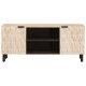 Sonata H ТВ шкаф с рафт Финал на бяло измиване 105 x 33,5 x 46 см