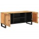 Sonata H ТВ шкаф с рафт Кафяво 105 x 33,5 x 46 см Солидно мангово дърво