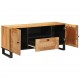 Sonata H ТВ шкаф с врата Кафяво 105 x 33,5 x 46 см Солидно мангово дърво