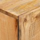 Sonata H Висок шкаф Кафяво 60 x 33,5 x 100 см Солидно мангово дърво