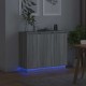 Sonata H LED конзолна маса Сив Сонома 90 х 32 х 75 см Инженерно дърво