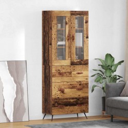 Sonata H Хайборд шкаф с чекмедже 2 pcs Старо дърво Инженерно дърво - Corpuri, vitrine, biblioteci modulare