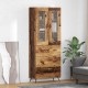 Sonata H Хайборд шкаф с чекмедже 2 pcs Старо дърво Инженерно дърво