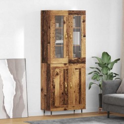 Sonata H Висок шкаф 2 pcs Старо дърво 69,5 x 34 x 180 см Инженерно дърво - Living