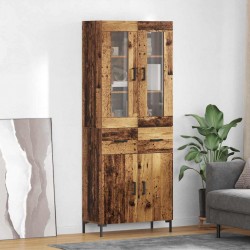 Sonata H Висок шкаф 2 pcs Старо дърво 69,5 x 34 x 180 см Инженерно дърво - Living