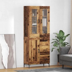 Sonata H Висок шкаф 2 pcs Старо дърво 69,5 x 34 x 180 см Инженерно дърво - Living