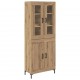 Sonata H Висок шкаф 2 pcs Дъб 69,5 x 34 x 180 см Инженерно дърво
