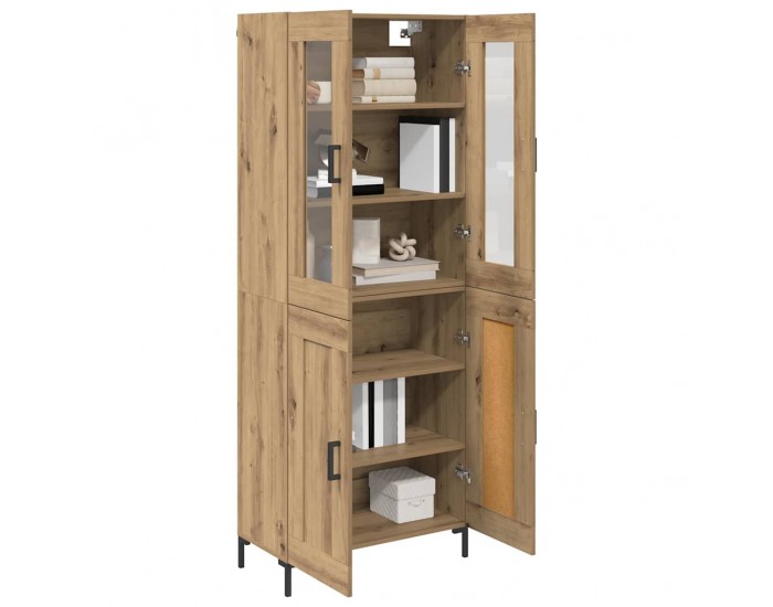 Sonata H Висок шкаф 2 pcs Дъб 69,5 x 34 x 180 см Инженерно дърво