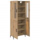 Sonata H Висок шкаф 2 pcs Дъб 69,5 x 34 x 180 см Инженерно дърво