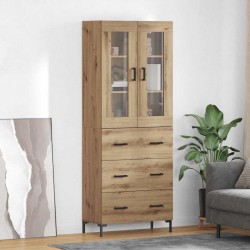Sonata H Висок шкаф 2 pcs Дъб 69,5 x 34 x 180 см Инженерно дърво - Living