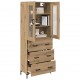 Sonata H Висок шкаф 2 pcs Дъб 69,5 x 34 x 180 см Инженерно дърво