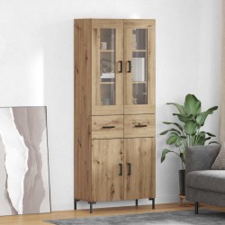 Sonata H Висок шкаф 2 pcs Дъб 69,5 x 34 x 180 см Инженерно дърво - Living