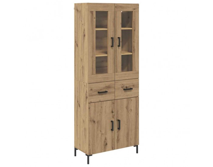Sonata H Висок шкаф 2 pcs Дъб 69,5 x 34 x 180 см Инженерно дърво