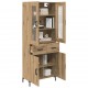 Sonata H Висок шкаф 2 pcs Дъб 69,5 x 34 x 180 см Инженерно дърво