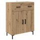 Sonata H Висок шкаф 2 pcs Дъб 69,5 x 34 x 180 см Инженерно дърво