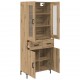 Sonata H Висок шкаф 2 pcs Дъб 69,5 x 34 x 180 см Инженерно дърво