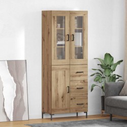 Sonata H Висок шкаф 2 pcs Дъб 69,5 x 34 x 180 см Инженерно дърво - Living