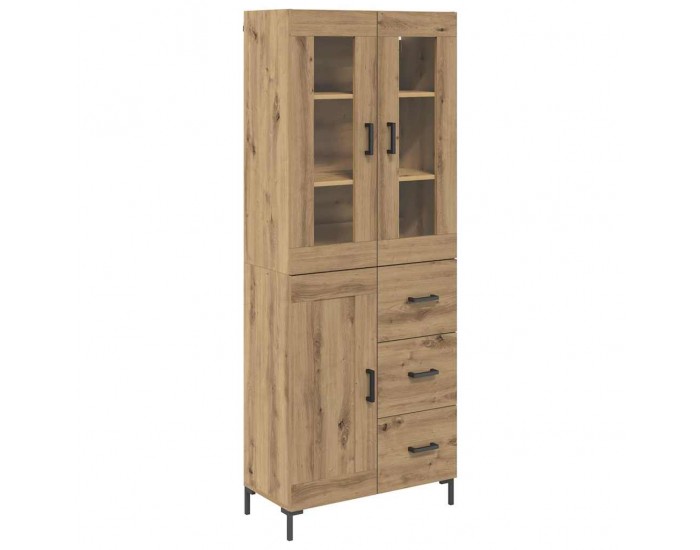 Sonata H Висок шкаф 2 pcs Дъб 69,5 x 34 x 180 см Инженерно дърво
