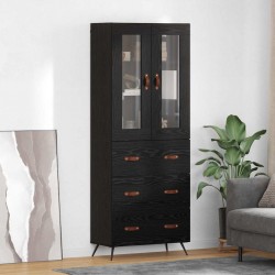 Sonata H Хайборд шкаф с чекмедже 2 pcs Черния дъб Инженерно дърво - Corpuri, vitrine, biblioteci modulare