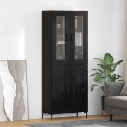 Sonata H Висок шкаф 2 pcs Черния дъб 69,5 x 34 x 180 см Инженерно дърво - Living