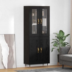 Sonata H Висок шкаф 2 pcs Черния дъб 69,5 x 34 x 180 см Инженерно дърво - Living