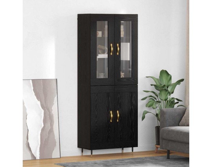 Sonata H Висок шкаф 2 pcs Черния дъб 69,5 x 34 x 180 см Инженерно дърво