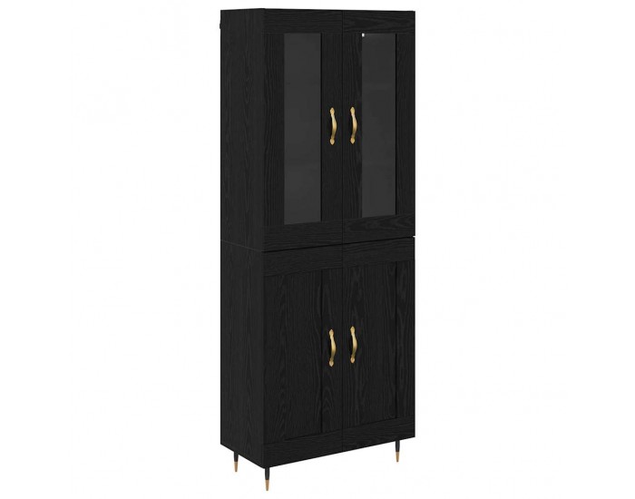 Sonata H Висок шкаф 2 pcs Черния дъб 69,5 x 34 x 180 см Инженерно дърво
