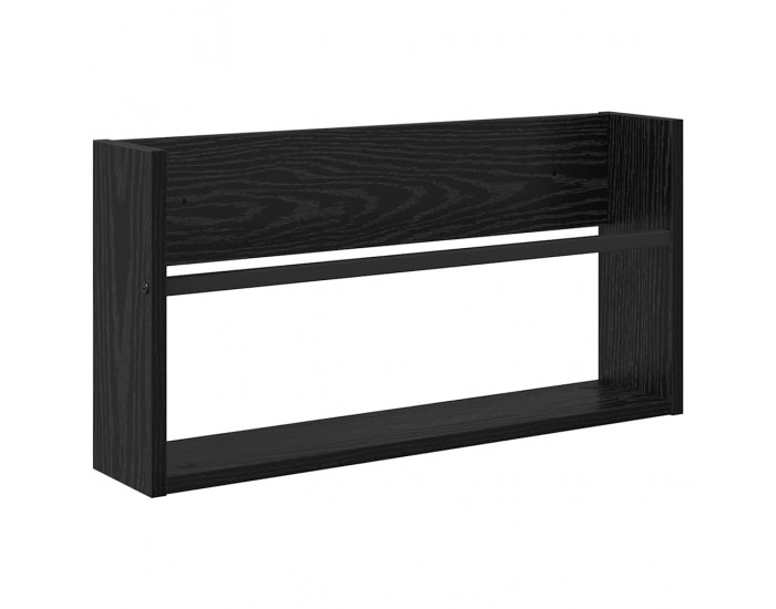 Sonata H Етажерка за списания с рафт 2 pcs Черния дъб 60 x 12 x 30 см
