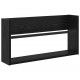 Sonata H Етажерка за списания с рафт 2 pcs Черния дъб 60 x 12 x 30 см