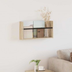 Sonata H Етажерка за списания Сонома дъб 60 x 12 x 30 см Инженерно дърво - Ștergătoare și suporturi pentru umbrele