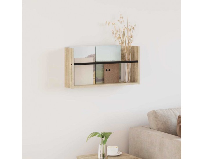 Sonata H Етажерка за списания Сонома дъб 60 x 12 x 30 см Инженерно дърво