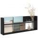 Sonata H Етажерка за списания Черния дъб 80 x 12 x 30 см Инженерно дърво