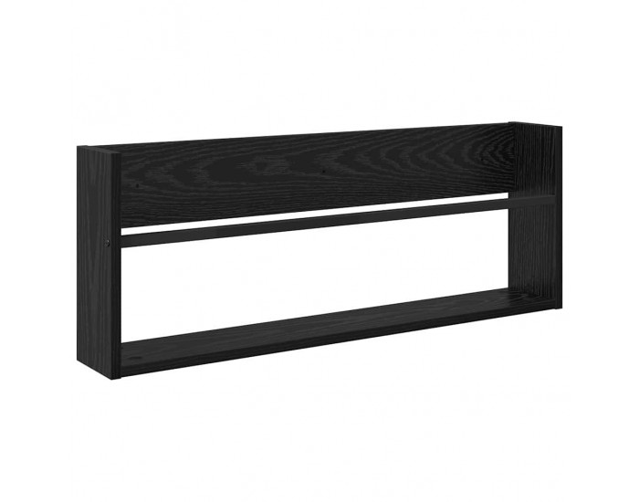 Sonata H Етажерка за списания с рафт 2 pcs Черния дъб 80 x 12 x 30 см