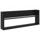 Sonata H Етажерка за списания с рафт 2 pcs Черния дъб 80 x 12 x 30 см