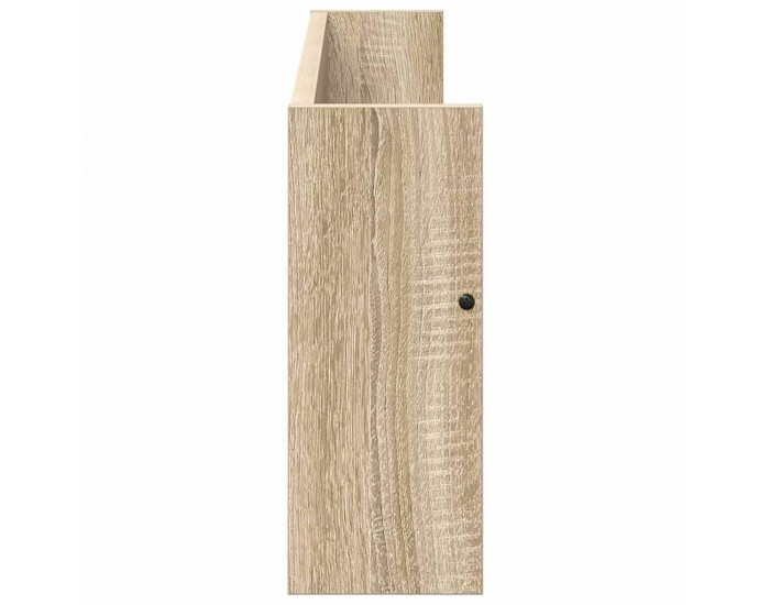 Sonata H Етажерка за списания Сонома дъб 80 x 12 x 30 см Инженерно дърво