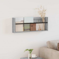 Sonata H Етажерка за списания Сив Сонома 80 x 12 x 30 см Инженерно дърво - Ștergătoare și suporturi pentru umbrele
