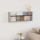 Sonata H Етажерка за списания Сив Сонома 80 x 12 x 30 см Инженерно дърво