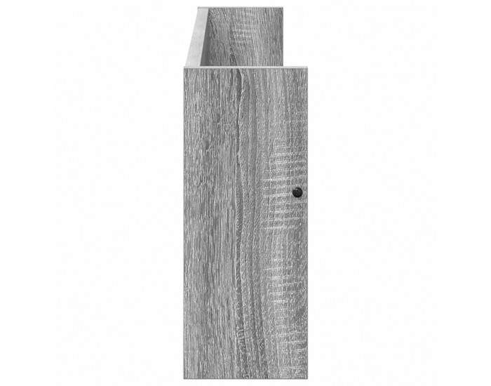 Sonata H Етажерка за списания Сив Сонома 80 x 12 x 30 см Инженерно дърво