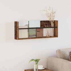 Sonata H Етажерка за списания с рафт Старо дърво 80 x 12 x 30 см - Ștergătoare și suporturi pentru umbrele