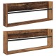 Sonata H Етажерка за списания с рафт 2 pcs Старо дърво 80 x 12 x 30 см