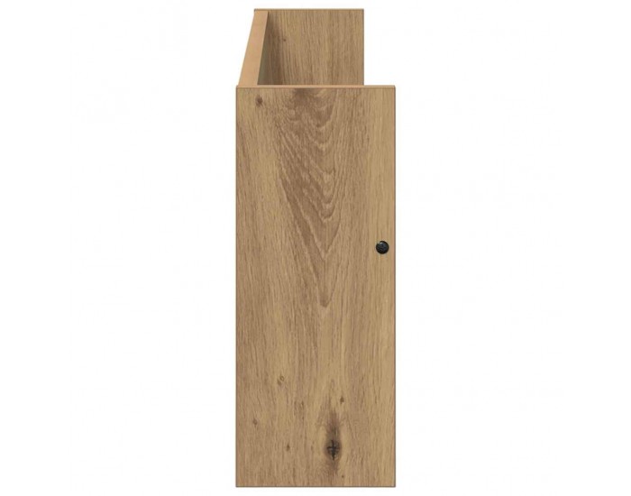 Sonata H Етажерка за списания с рафт Дъб 80 x 12 x 30 см Инженерно дърво