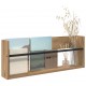 Sonata H Етажерка за списания с рафт Дъб 80 x 12 x 30 см Инженерно дърво