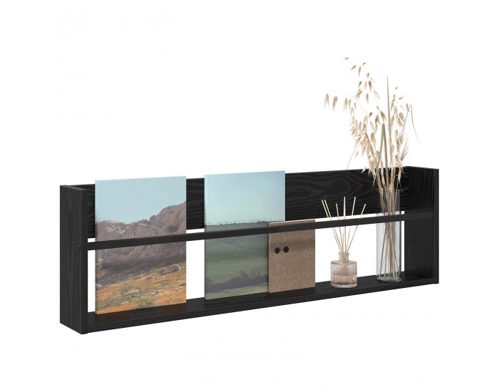 Sonata H Етажерка за списания с рафт Черния дъб 100 x 12 x 30 см
