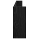 Sonata H Етажерка за списания с рафт 2 pcs Черния дъб 100 x 12 x 30 см