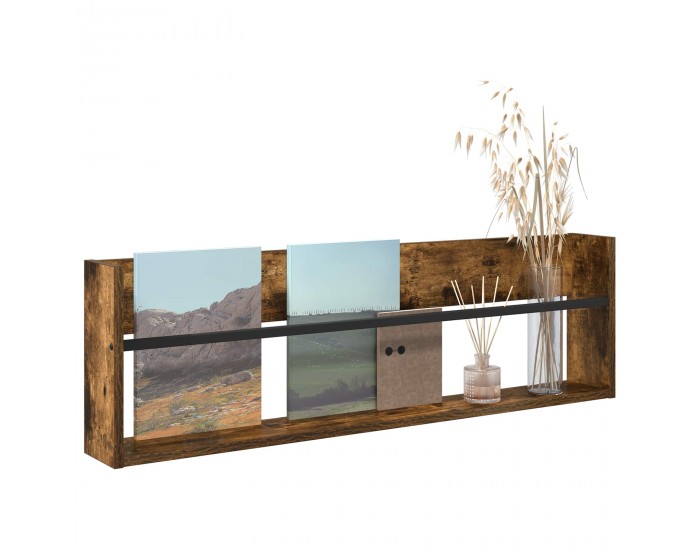 Sonata H Етажерка за списания Димян дъб 100 x 12 x 30 см Инженерно дърво