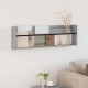 Sonata H Етажерка за списания с рафт Сив Сонома 100 x 12 x 30 см