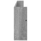 Sonata H Етажерка за списания с рафт Сив Сонома 100 x 12 x 30 см