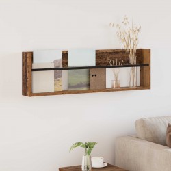 Sonata H Етажерка за списания с рафт Старо дърво 100 x 12 x 30 см - Ștergătoare și suporturi pentru umbrele