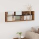 Sonata H Етажерка за списания с рафт Старо дърво 100 x 12 x 30 см